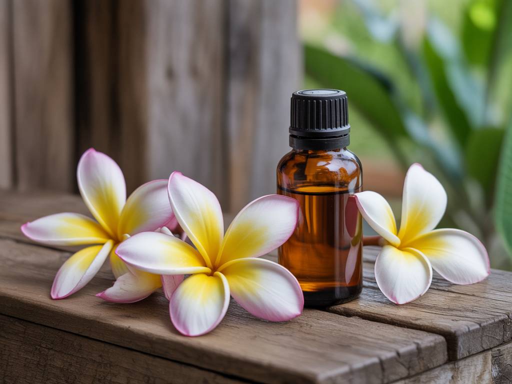Frangipanier huile essentielle : une senteur exotique aux vertus relaxantes