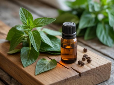 Huile essentielle de menthe poivrée pour les migraines : soulager naturellement les maux de tête